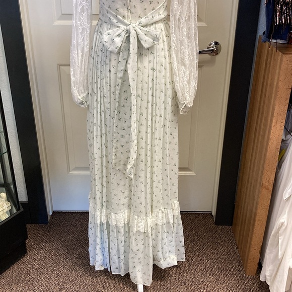 Gunne Sax RARE 70’s Cotton blend Vintage dress size 6, fits like 4 made in USA - Picture 10 of 16